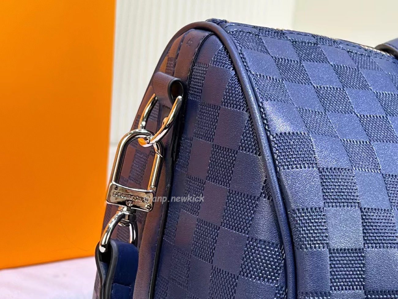 Louis Vuitton Keepall Bandouliere Monogram 50 Navy Duffel Bag (35) - newkick.org